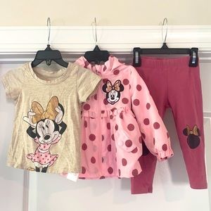 Disney Junior Minnie 3 Piece Outfit